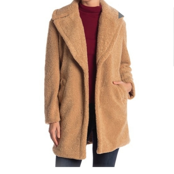 Kensie Jackets & Blazers - Kensie Reversible Teddy Bear Coat Size L